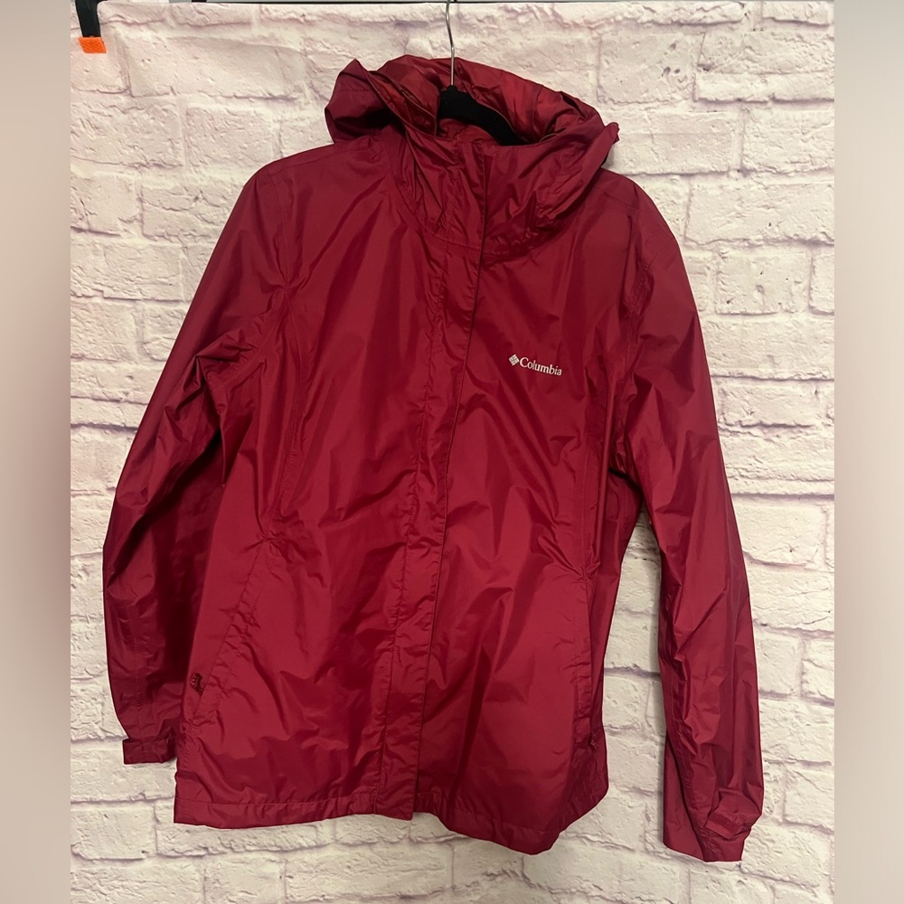 Columbia Women's Red Hooded Jacket